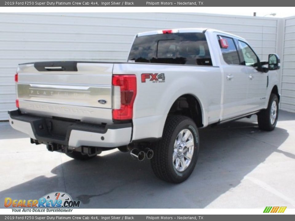 2019 Ford F250 Super Duty Platinum Crew Cab 4x4 Ingot Silver / Black Photo #9