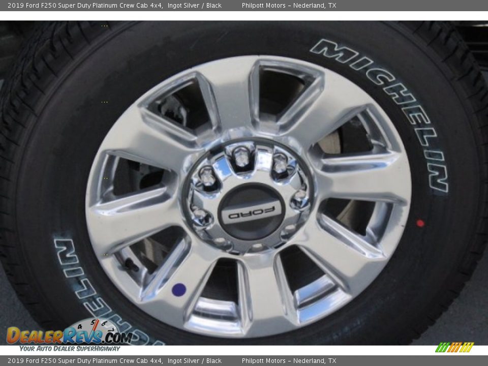 2019 Ford F250 Super Duty Platinum Crew Cab 4x4 Ingot Silver / Black Photo #10