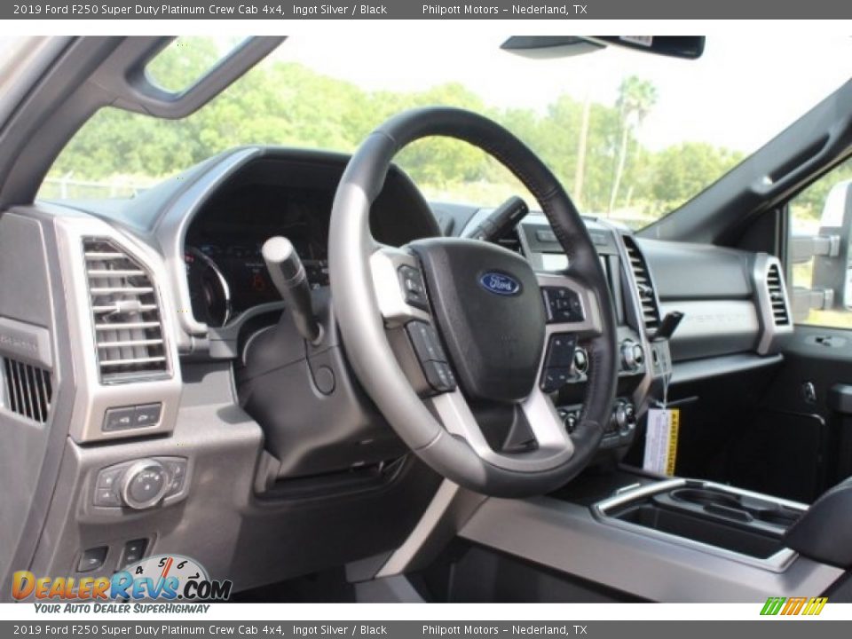 2019 Ford F250 Super Duty Platinum Crew Cab 4x4 Ingot Silver / Black Photo #13