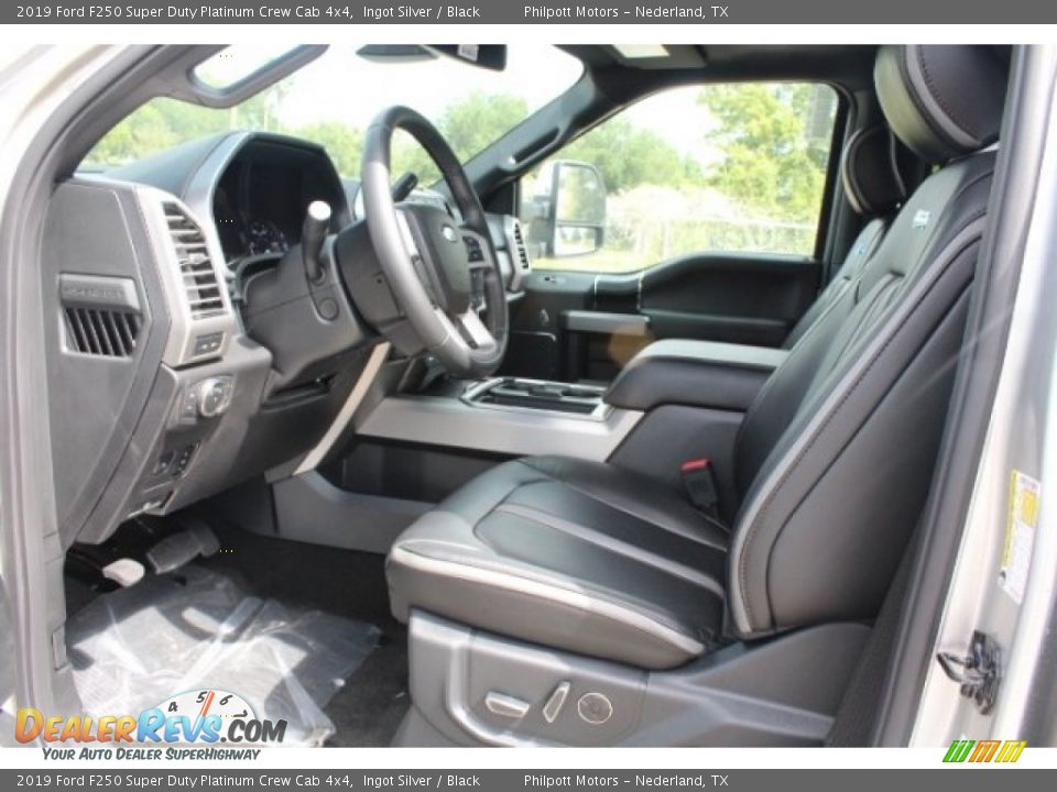 2019 Ford F250 Super Duty Platinum Crew Cab 4x4 Ingot Silver / Black Photo #14