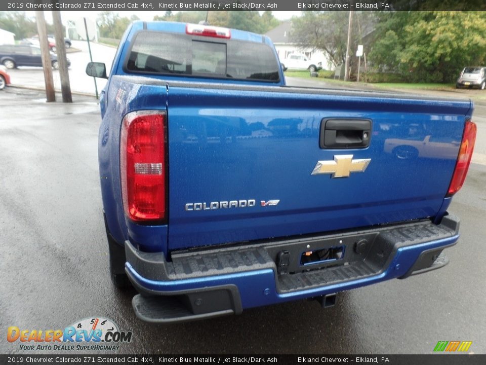 2019 Chevrolet Colorado Z71 Extended Cab 4x4 Kinetic Blue Metallic / Jet Black/Dark Ash Photo #8