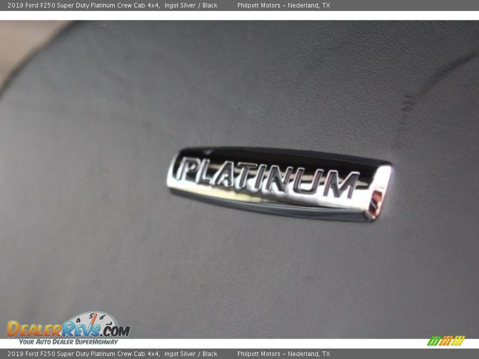 2019 Ford F250 Super Duty Platinum Crew Cab 4x4 Ingot Silver / Black Photo #15