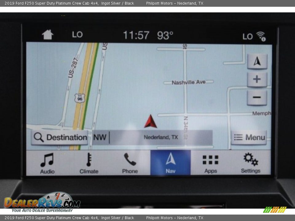 2019 Ford F250 Super Duty Platinum Crew Cab 4x4 Ingot Silver / Black Photo #17