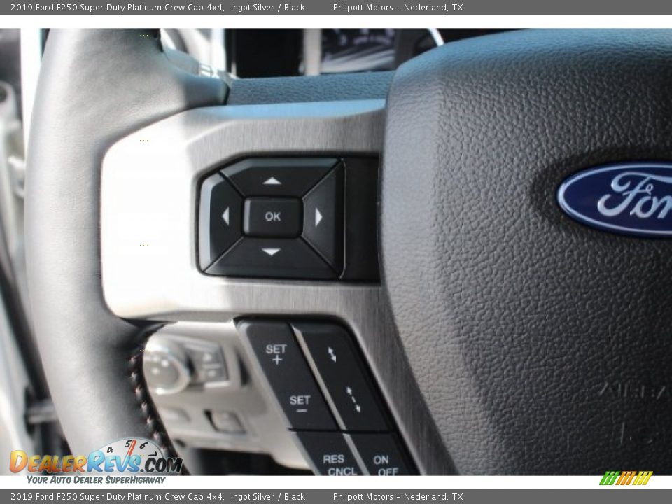 2019 Ford F250 Super Duty Platinum Crew Cab 4x4 Ingot Silver / Black Photo #20