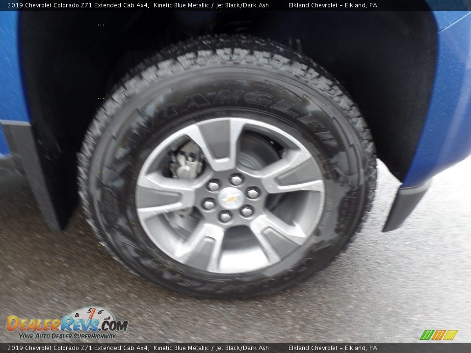 2019 Chevrolet Colorado Z71 Extended Cab 4x4 Kinetic Blue Metallic / Jet Black/Dark Ash Photo #12