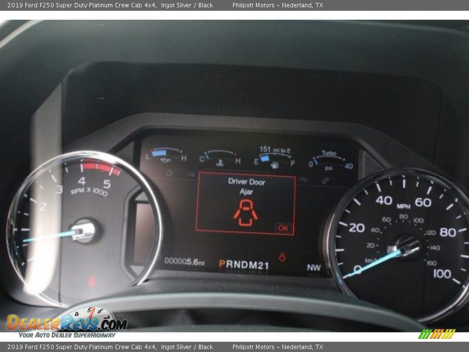 2019 Ford F250 Super Duty Platinum Crew Cab 4x4 Ingot Silver / Black Photo #22