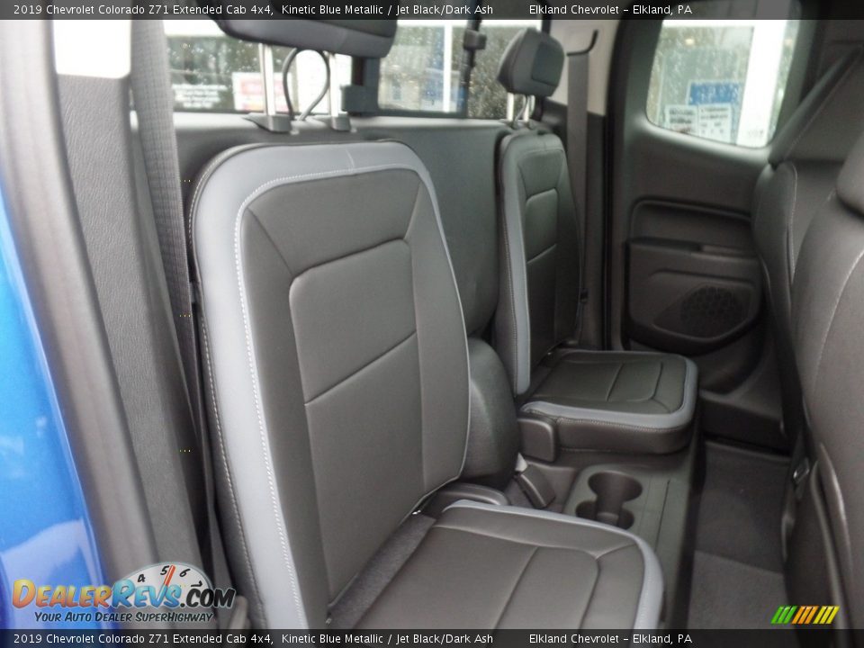 Rear Seat of 2019 Chevrolet Colorado Z71 Extended Cab 4x4 Photo #16