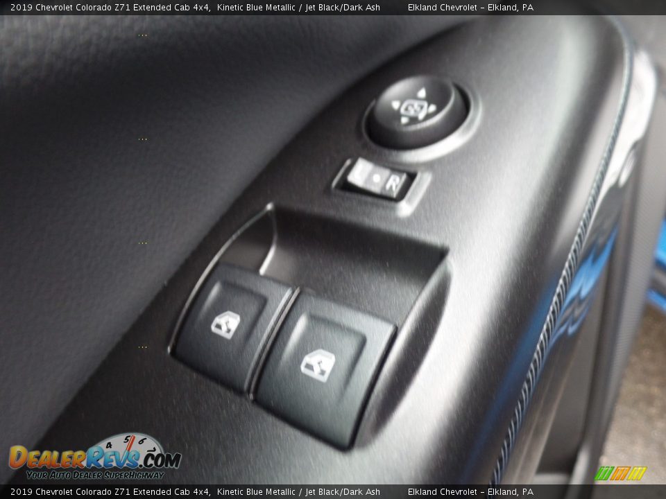 2019 Chevrolet Colorado Z71 Extended Cab 4x4 Kinetic Blue Metallic / Jet Black/Dark Ash Photo #21