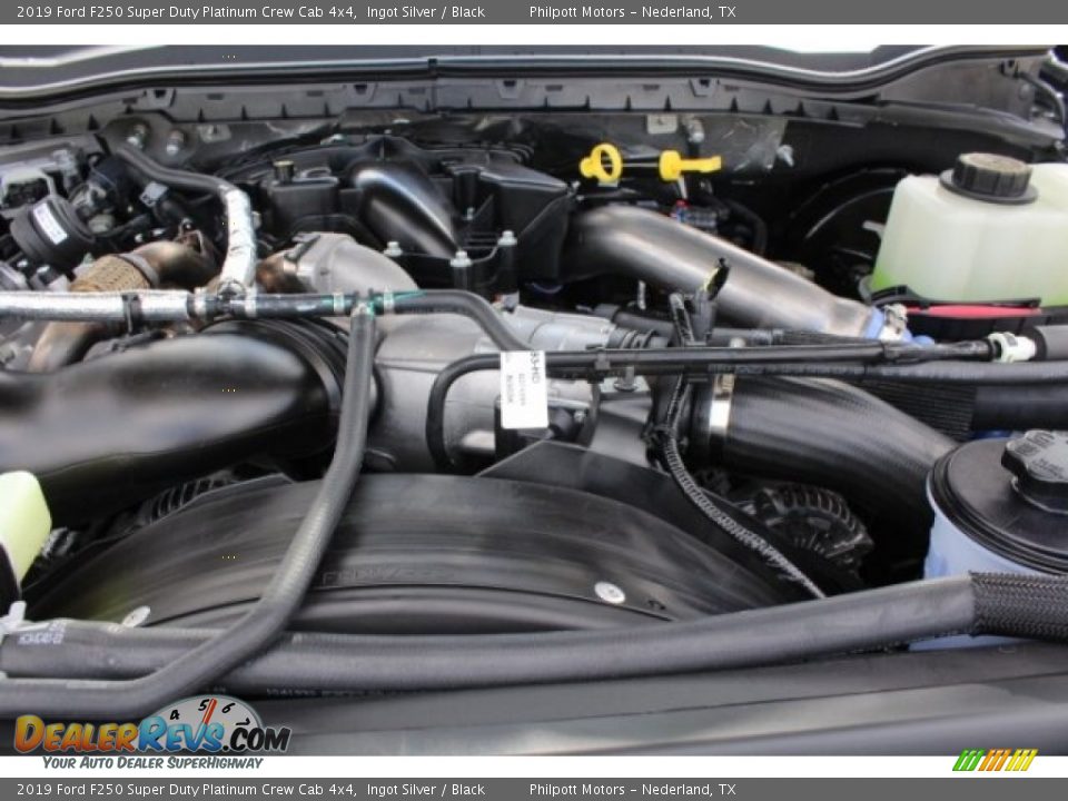 2019 Ford F250 Super Duty Platinum Crew Cab 4x4 Ingot Silver / Black Photo #34