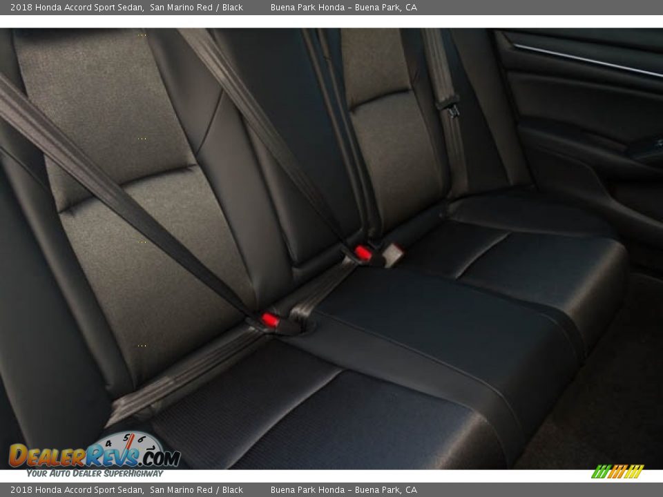 2018 Honda Accord Sport Sedan San Marino Red / Black Photo #30
