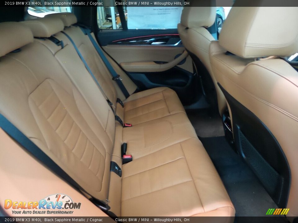 2019 BMW X3 M40i Black Sapphire Metallic / Cognac Photo #7