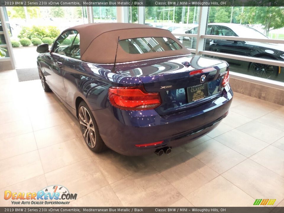 2019 BMW 2 Series 230i xDrive Convertible Mediterranean Blue Metallic / Black Photo #2