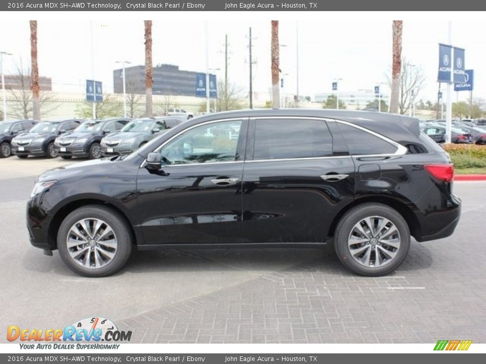 2016 Acura MDX SH-AWD Technology Crystal Black Pearl / Ebony Photo #4