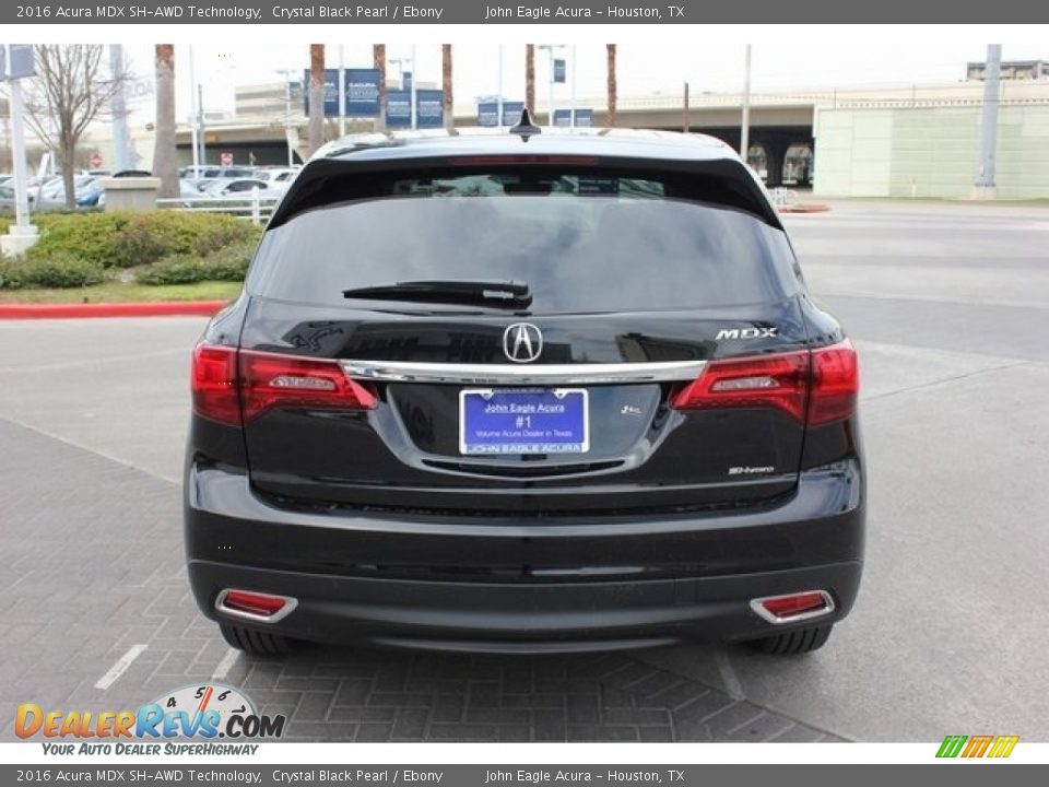 2016 Acura MDX SH-AWD Technology Crystal Black Pearl / Ebony Photo #6