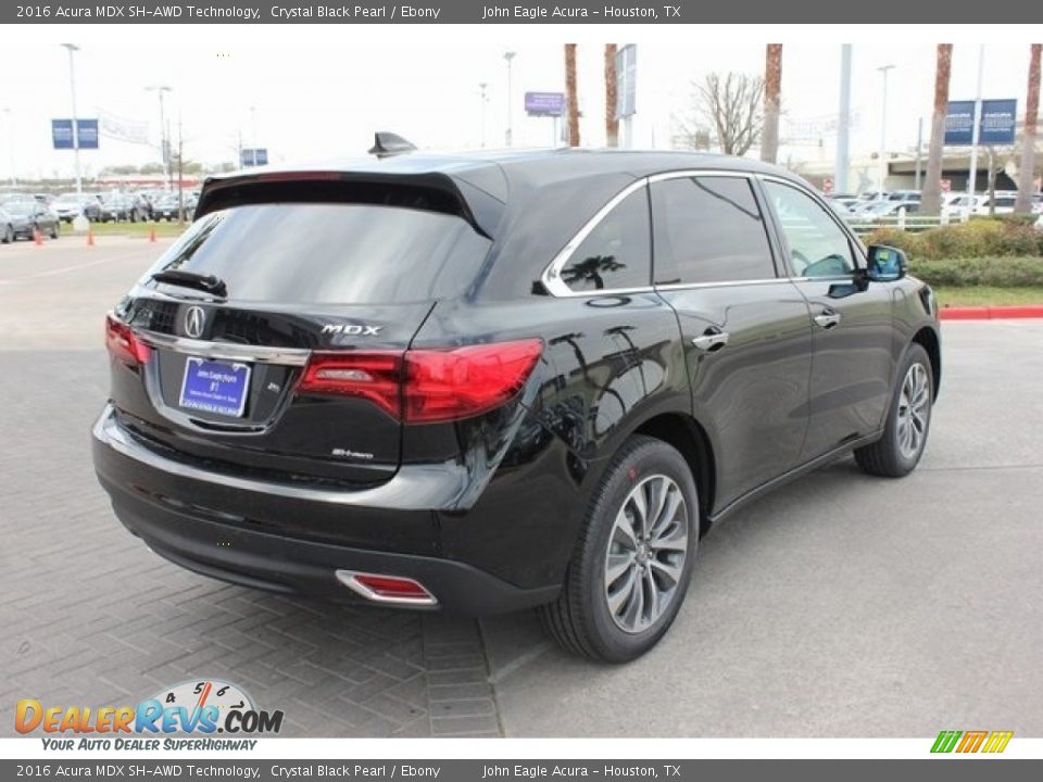 2016 Acura MDX SH-AWD Technology Crystal Black Pearl / Ebony Photo #7