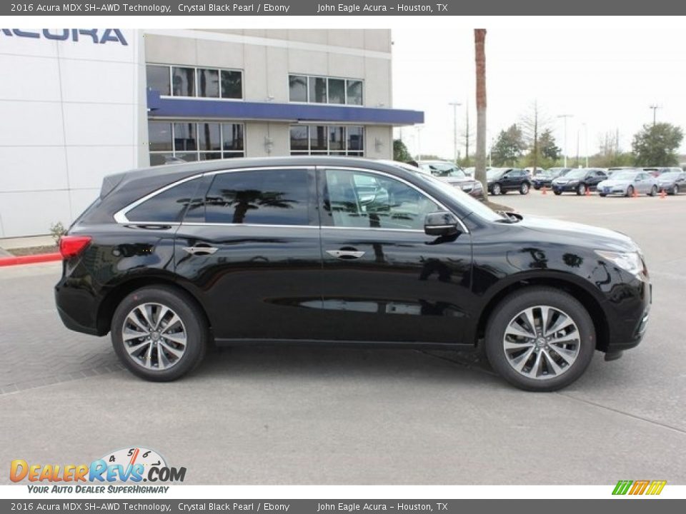 2016 Acura MDX SH-AWD Technology Crystal Black Pearl / Ebony Photo #8