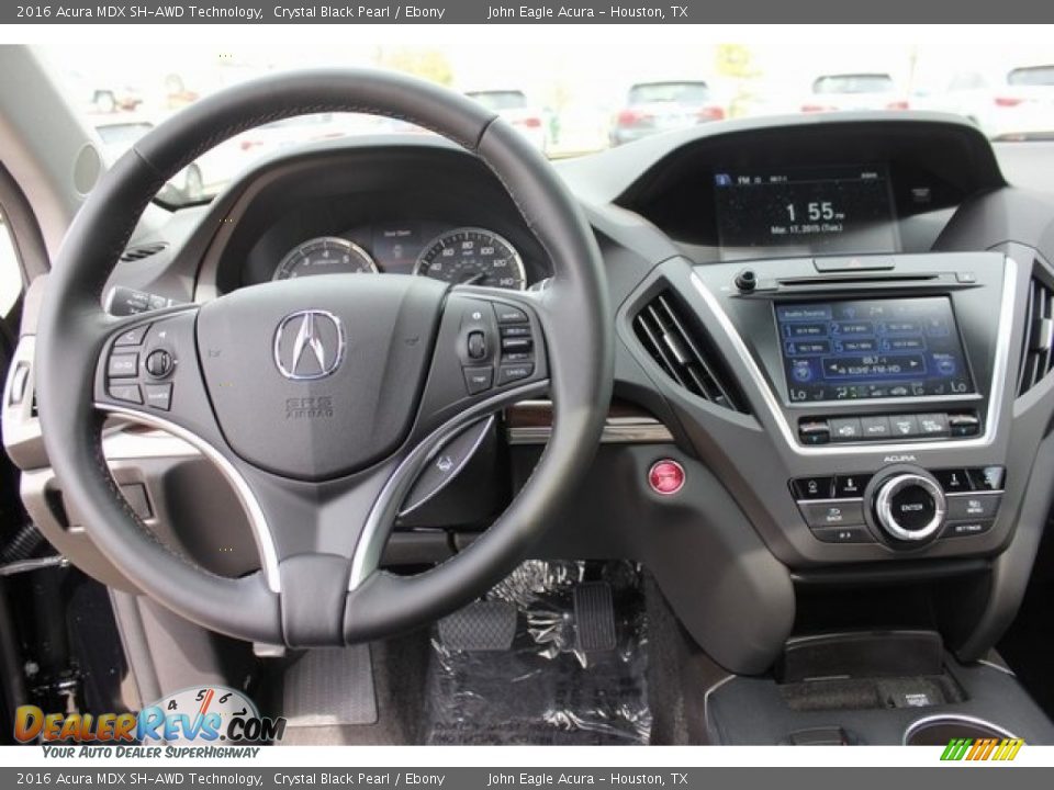 2016 Acura MDX SH-AWD Technology Crystal Black Pearl / Ebony Photo #9