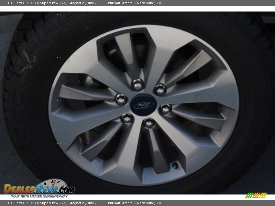 2018 Ford F150 STX SuperCrew 4x4 Magnetic / Black Photo #10