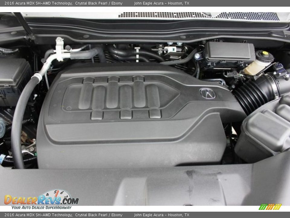 2016 Acura MDX SH-AWD Technology Crystal Black Pearl / Ebony Photo #14