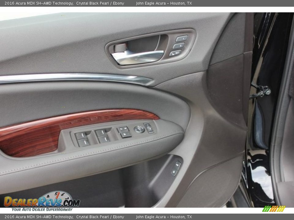 2016 Acura MDX SH-AWD Technology Crystal Black Pearl / Ebony Photo #15