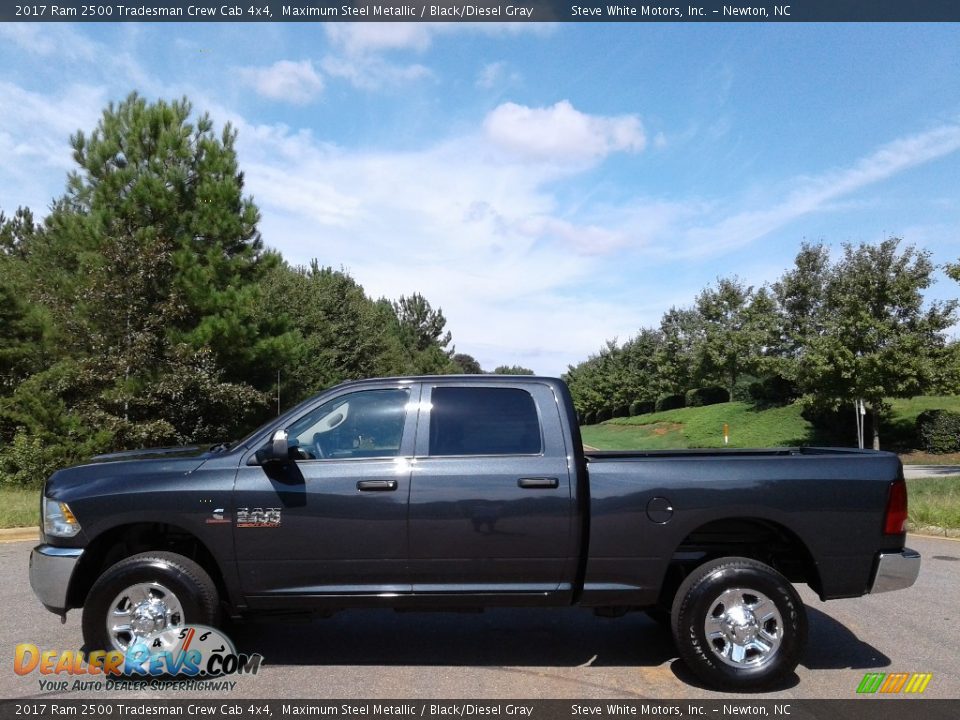 2017 Ram 2500 Tradesman Crew Cab 4x4 Maximum Steel Metallic / Black/Diesel Gray Photo #1