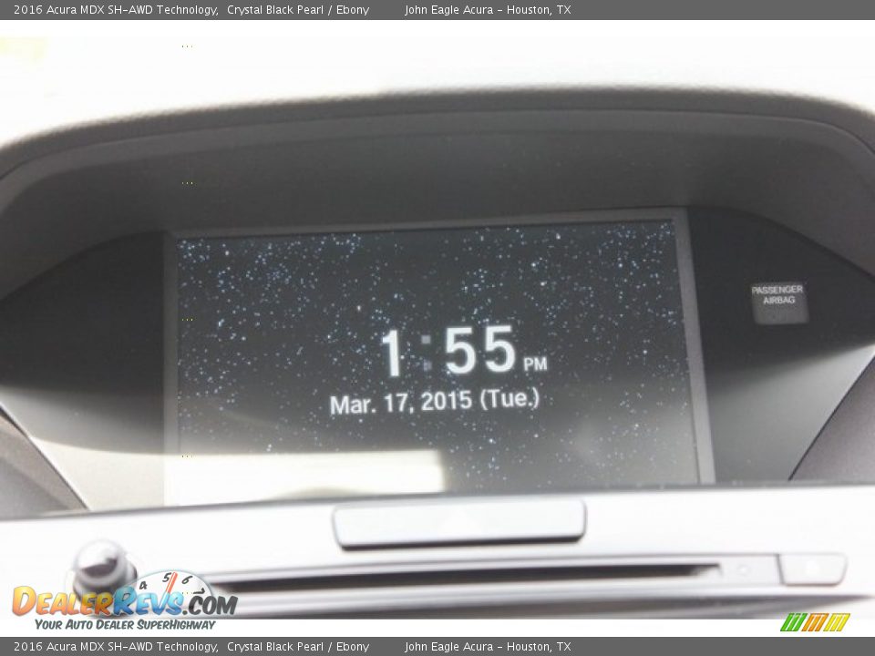 2016 Acura MDX SH-AWD Technology Crystal Black Pearl / Ebony Photo #21