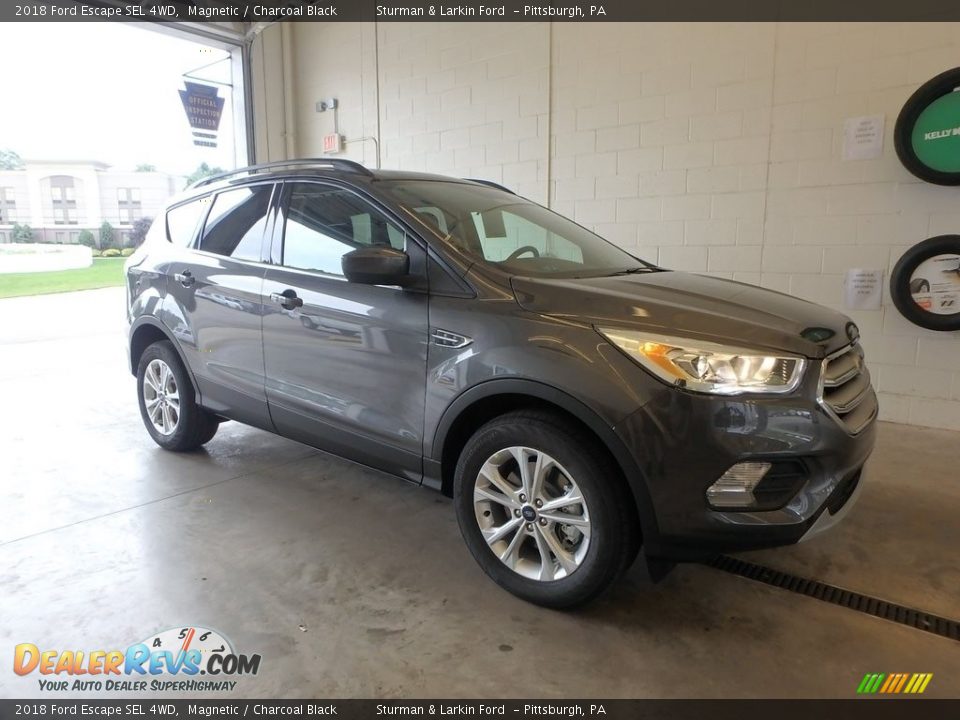 2018 Ford Escape SEL 4WD Magnetic / Charcoal Black Photo #1