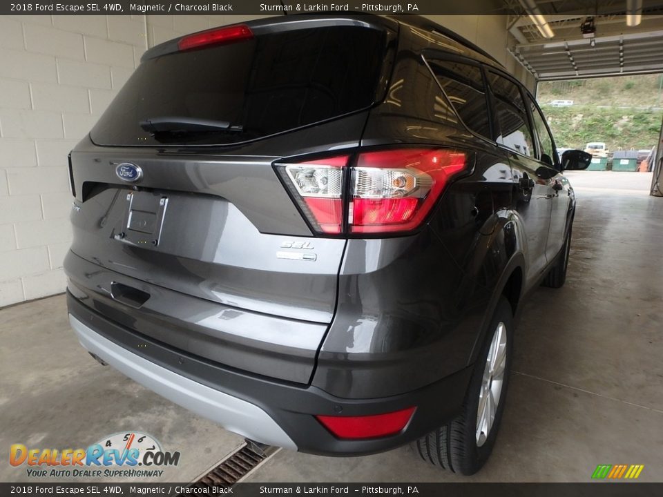 2018 Ford Escape SEL 4WD Magnetic / Charcoal Black Photo #2