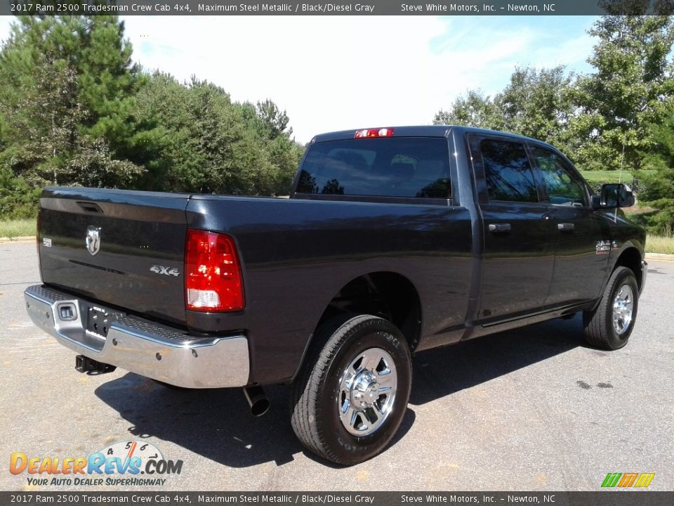 2017 Ram 2500 Tradesman Crew Cab 4x4 Maximum Steel Metallic / Black/Diesel Gray Photo #6