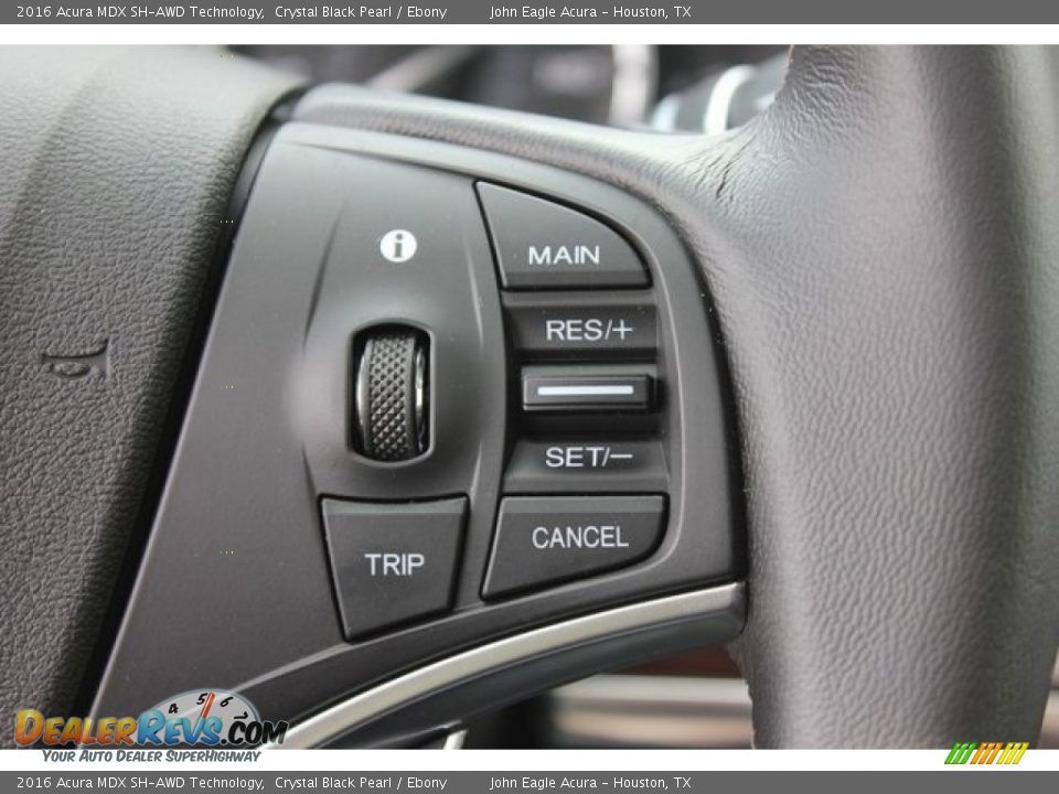 2016 Acura MDX SH-AWD Technology Crystal Black Pearl / Ebony Photo #28