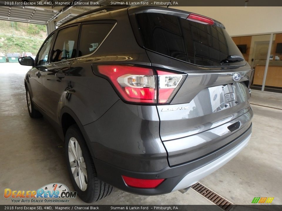2018 Ford Escape SEL 4WD Magnetic / Charcoal Black Photo #3