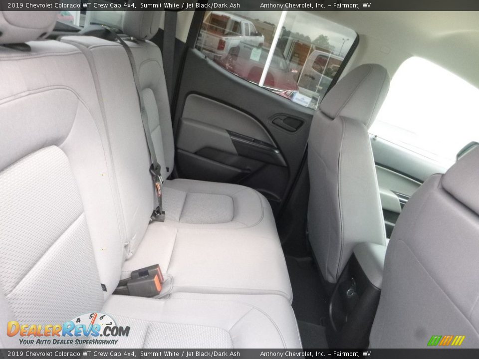 Rear Seat of 2019 Chevrolet Colorado WT Crew Cab 4x4 Photo #11