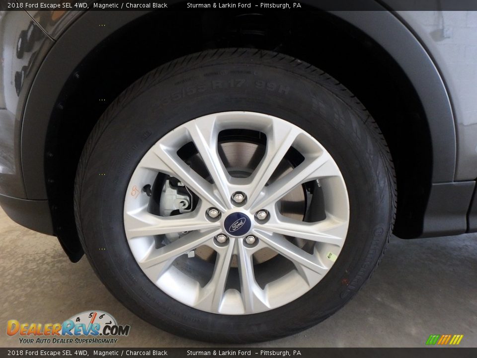 2018 Ford Escape SEL 4WD Magnetic / Charcoal Black Photo #5