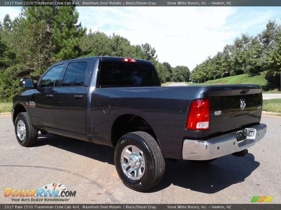 2017 Ram 2500 Tradesman Crew Cab 4x4 Maximum Steel Metallic / Black/Diesel Gray Photo #8