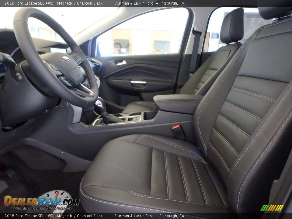 2018 Ford Escape SEL 4WD Magnetic / Charcoal Black Photo #6
