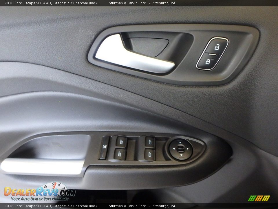2018 Ford Escape SEL 4WD Magnetic / Charcoal Black Photo #9