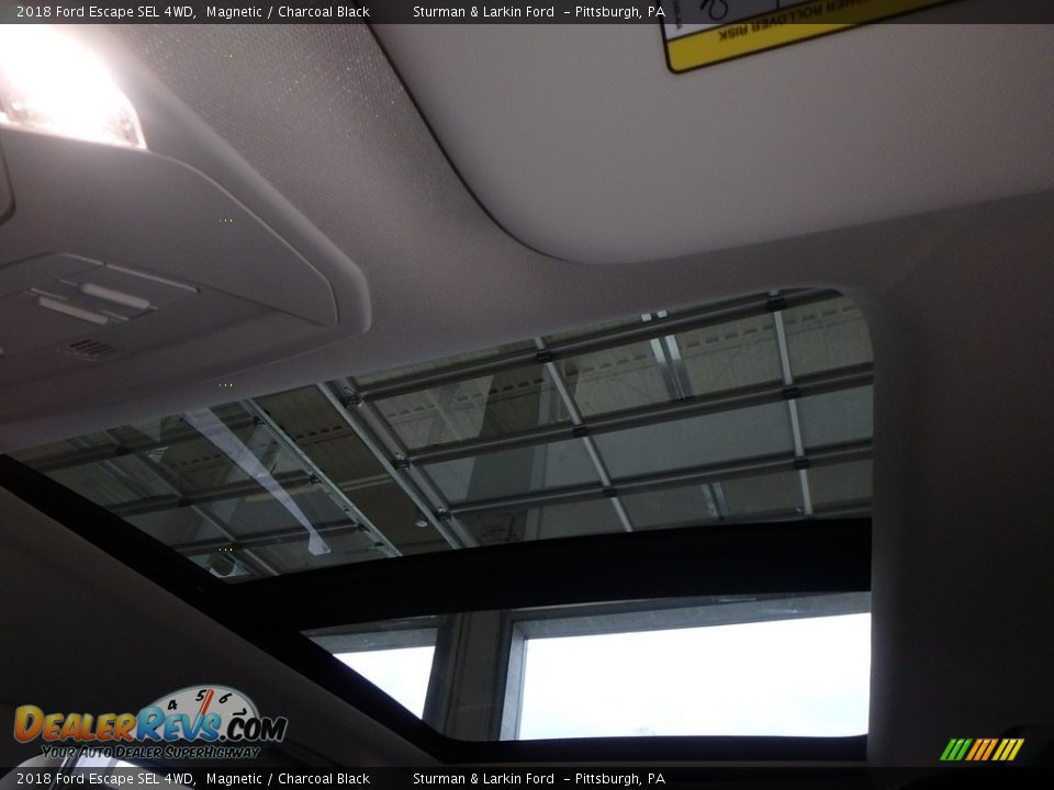 2018 Ford Escape SEL 4WD Magnetic / Charcoal Black Photo #12