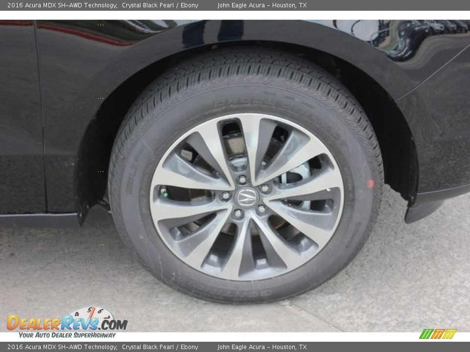 2016 Acura MDX SH-AWD Technology Crystal Black Pearl / Ebony Photo #36
