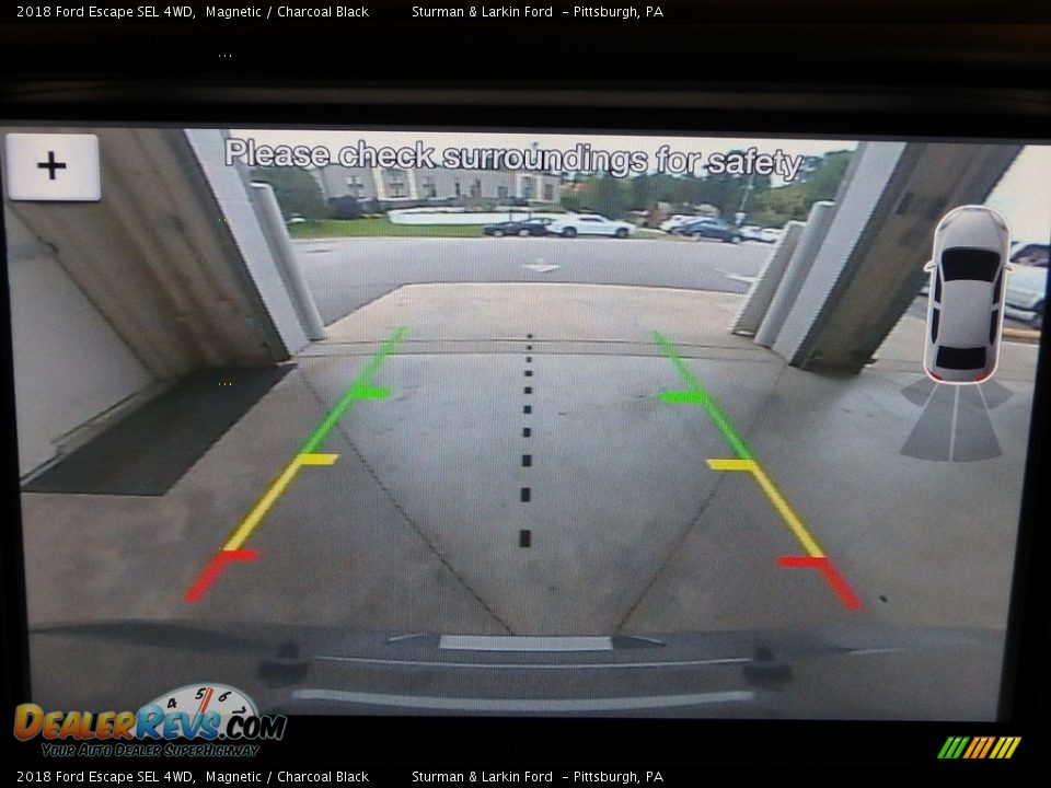 2018 Ford Escape SEL 4WD Magnetic / Charcoal Black Photo #14