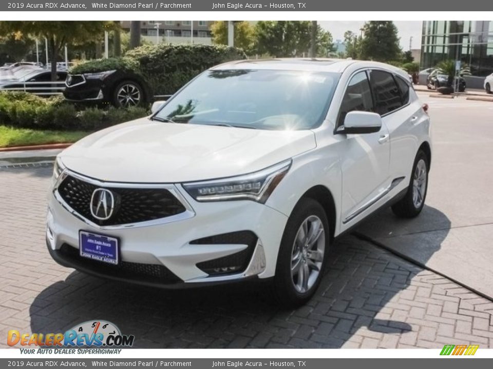 2019 Acura RDX Advance White Diamond Pearl / Parchment Photo #3