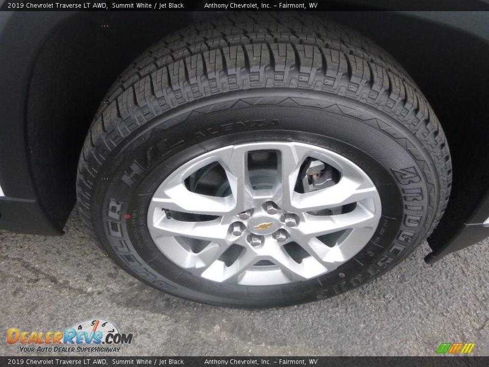2019 Chevrolet Traverse LT AWD Summit White / Jet Black Photo #2