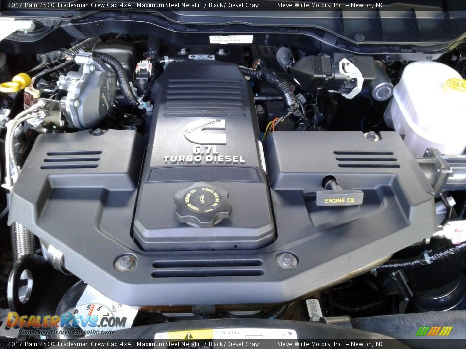 2017 Ram 2500 Tradesman Crew Cab 4x4 Maximum Steel Metallic / Black/Diesel Gray Photo #26