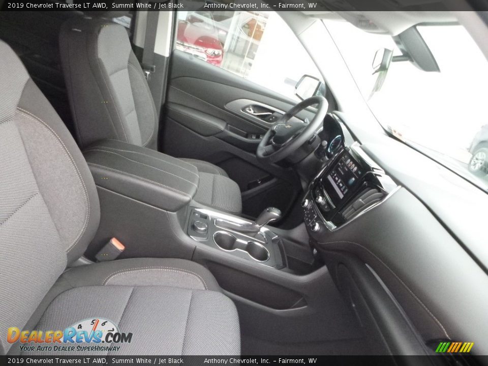 2019 Chevrolet Traverse LT AWD Summit White / Jet Black Photo #3