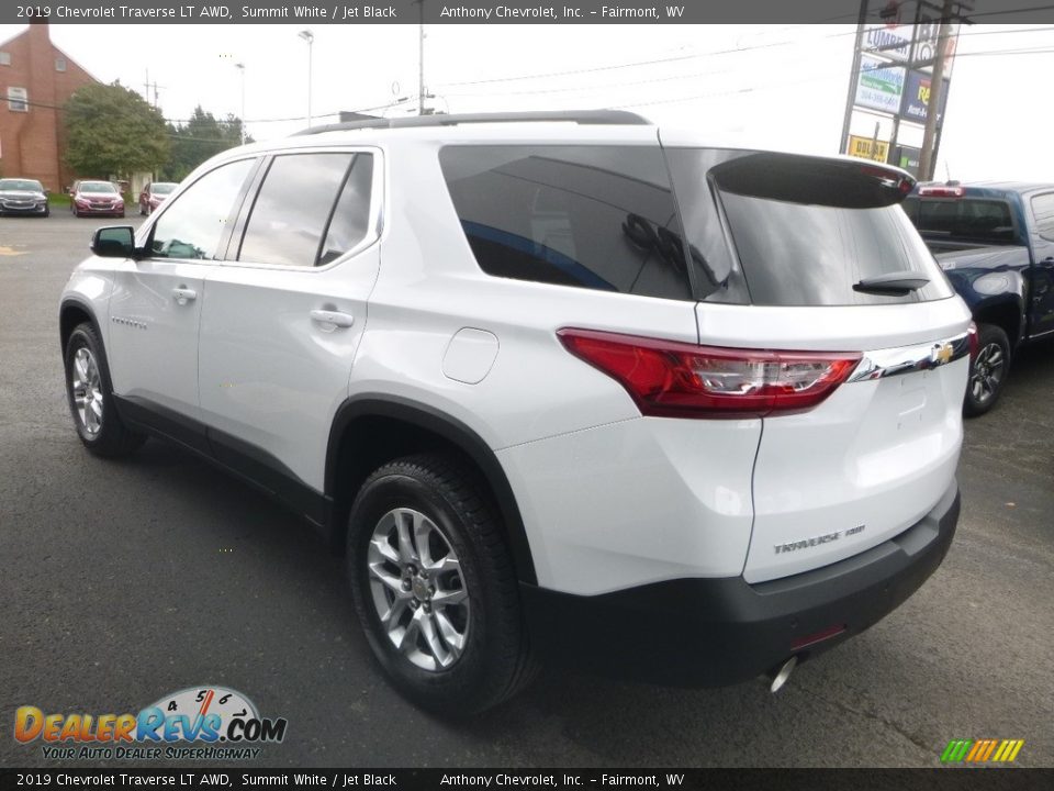 2019 Chevrolet Traverse LT AWD Summit White / Jet Black Photo #10
