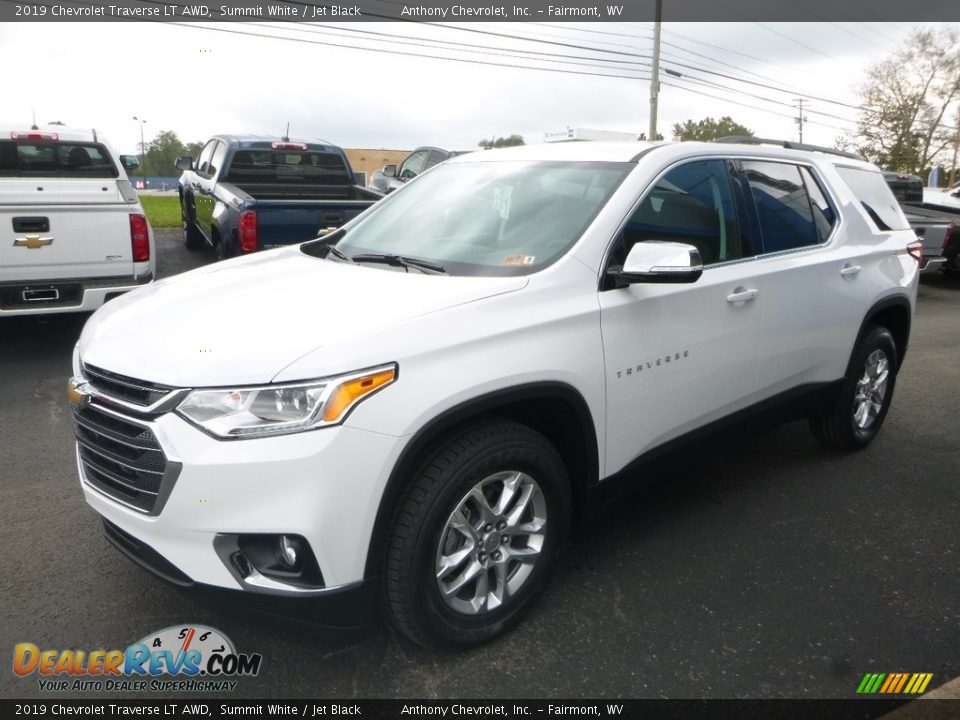 2019 Chevrolet Traverse LT AWD Summit White / Jet Black Photo #11