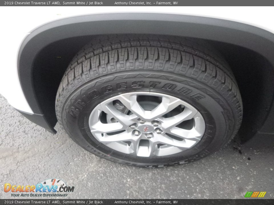 2019 Chevrolet Traverse LT AWD Summit White / Jet Black Photo #13