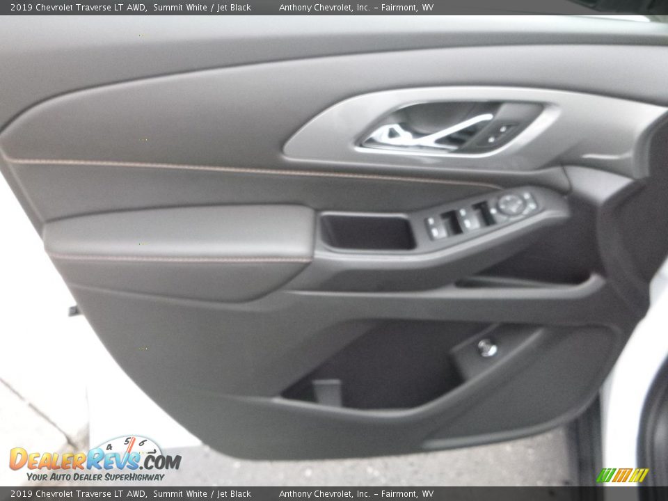 2019 Chevrolet Traverse LT AWD Summit White / Jet Black Photo #15