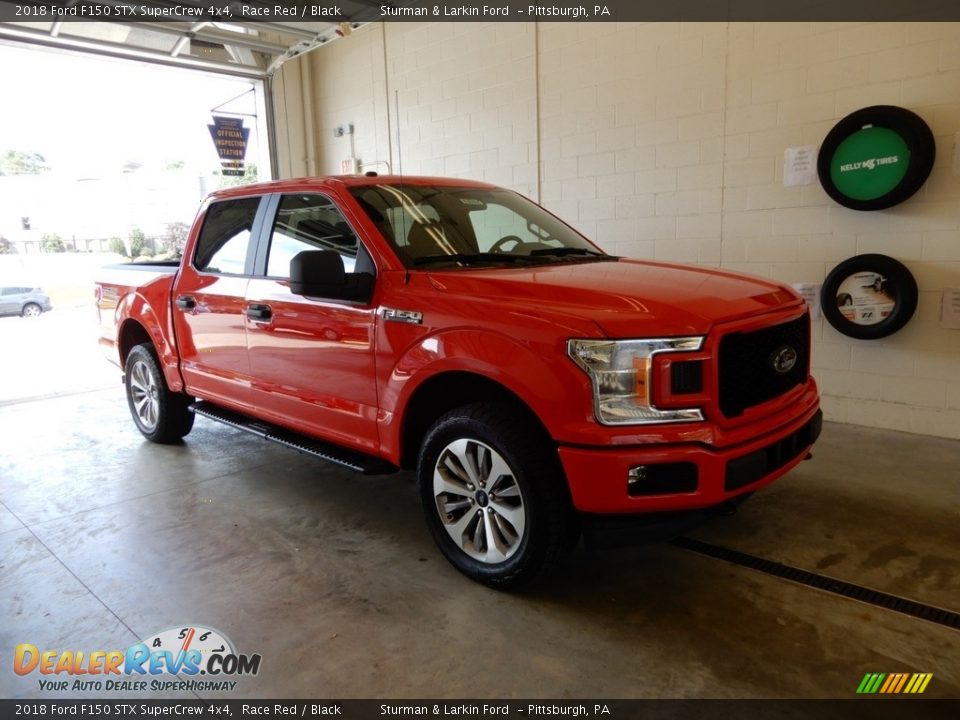 2018 Ford F150 STX SuperCrew 4x4 Race Red / Black Photo #1