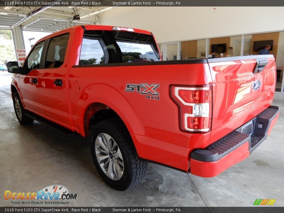 2018 Ford F150 STX SuperCrew 4x4 Race Red / Black Photo #3