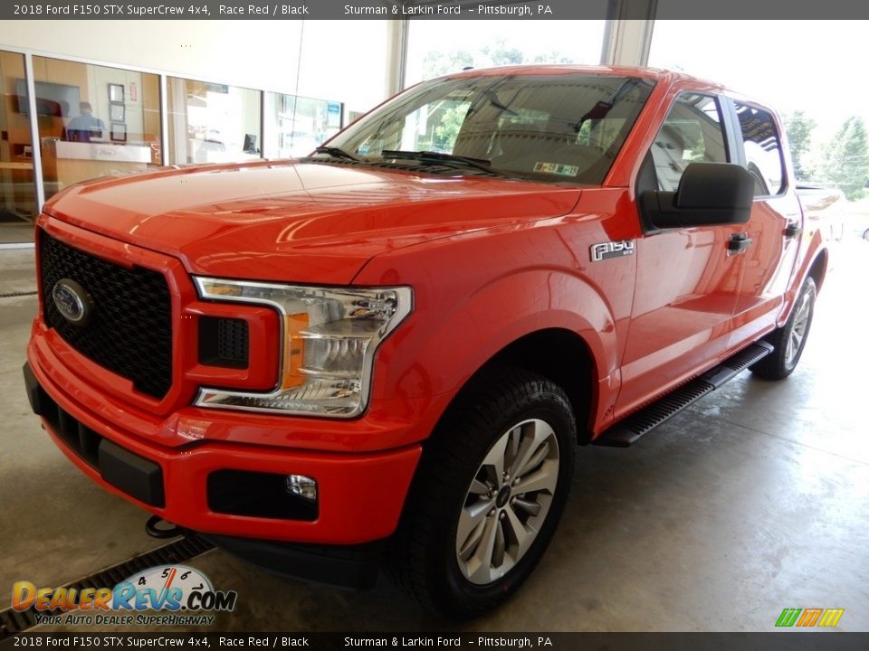 2018 Ford F150 STX SuperCrew 4x4 Race Red / Black Photo #4
